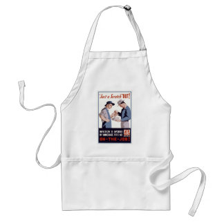 "Just a Scratch" First Aid Poster Standard Apron
