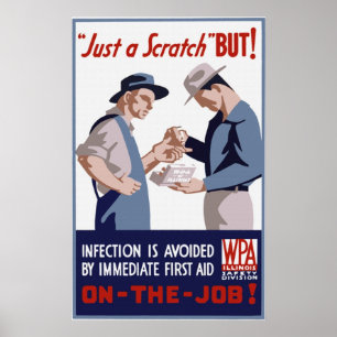 Just a Scratch Poster