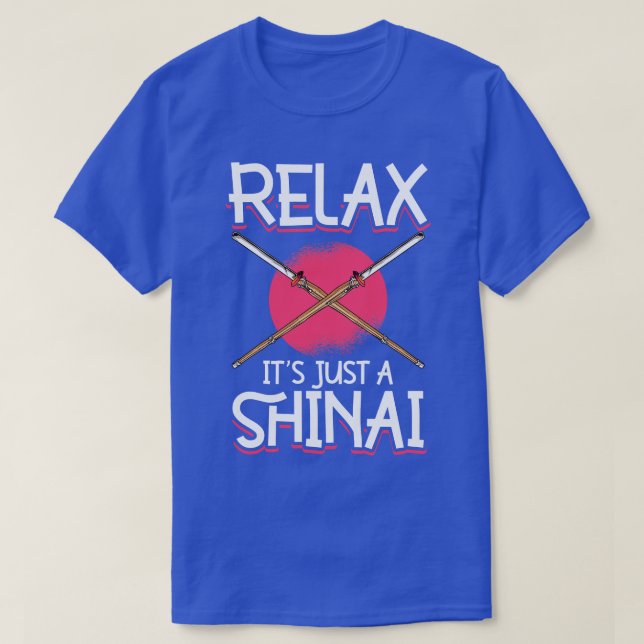 Just a shinai bamboo sword Kendo T-Shirt (Design Front)