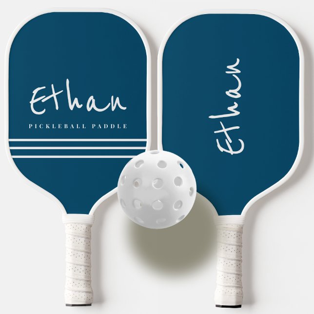 Just a Simple Blue Pickleball Paddle with Name (Creator Uploaded)