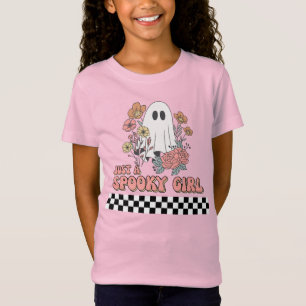 Just a spooky girl ghost Halloween T-Shirt
