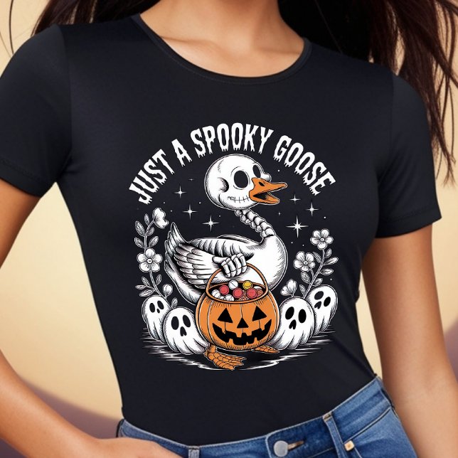 Just a Spooky Goose - Funny Halloween Tshirt (Creator Uploaded)