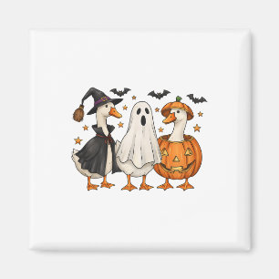 Just A Spooky Goose Halloween Silly Goose Funny Ha Magnet