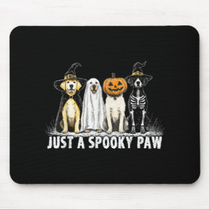 Just A Spooky Paw Labrador Retriever Halloween Lab Mouse Pad