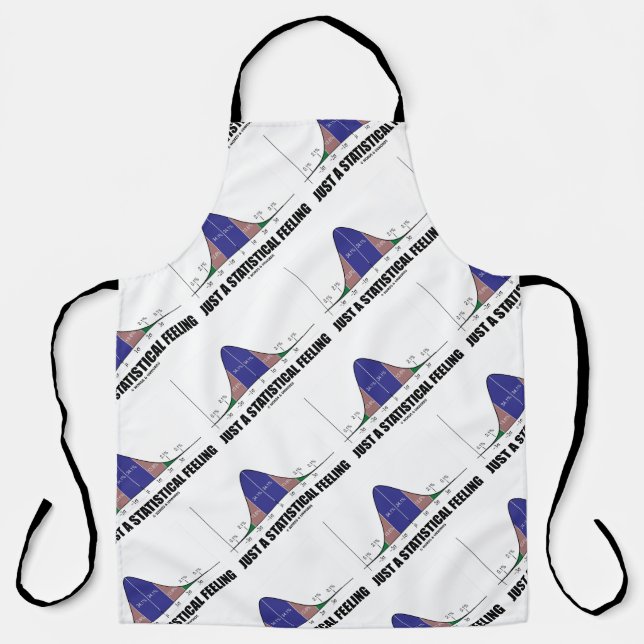 Just A Statistical Feeling Statistical Humour Apron (Front)