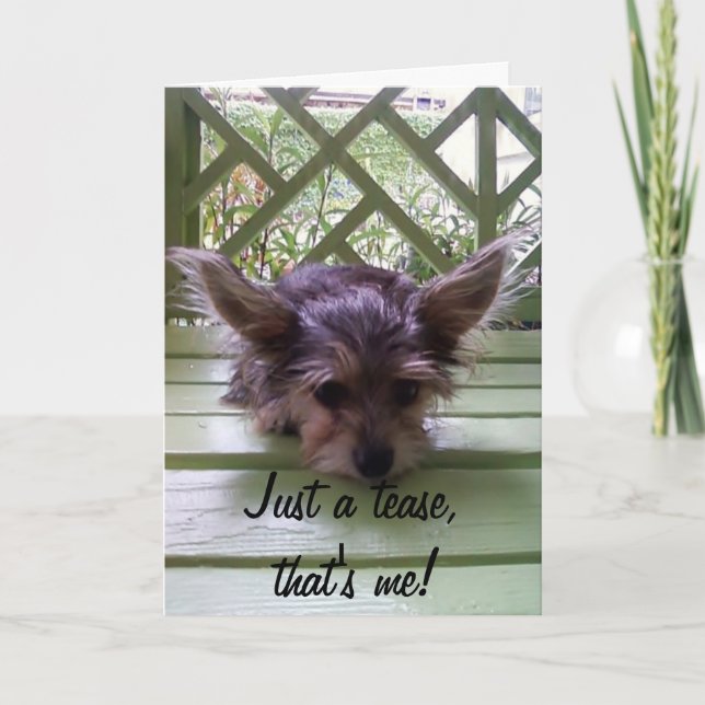 JUST A TEASE ON YOUR "40th" Card (Front)