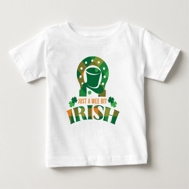 Just A Wee Bit Irish Toddler T-shirt (Front)