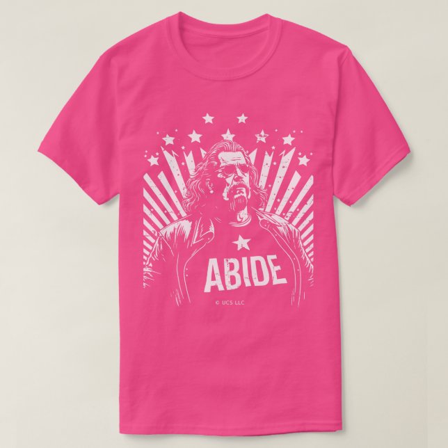 Just Abide Dude T-Shirt (Design Front)