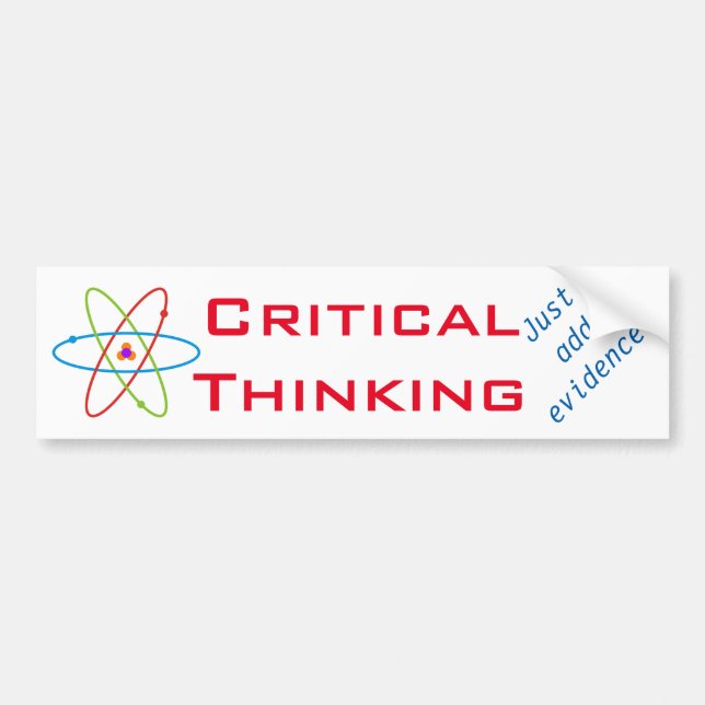 Just Add Evidence! Bumper Sticker (Front)