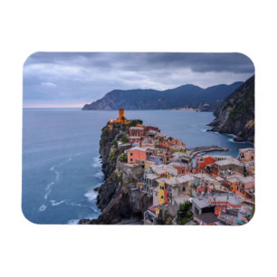 Just After Sunset   Vernazza, Cinque Terre, Italy Magnet
