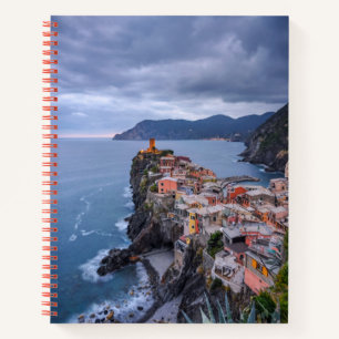 Just After Sunset Vernazza, Cinque Terre, Italy Notebook