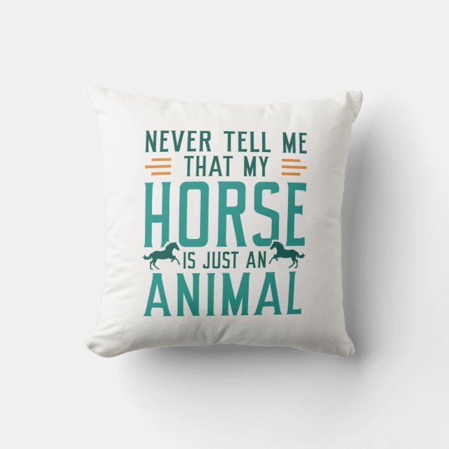 Just An Animal Cushion (Front)