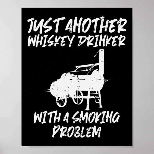 Just Another Bbq Grill Funny Barbecue Meat Grillin Poster (Front)
