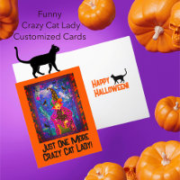 Just Another Crazy Cat Lady Witch Halloween