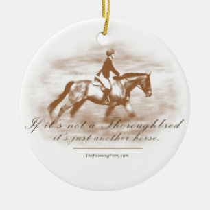 Just Another Horse Ceramic Tree Decoration