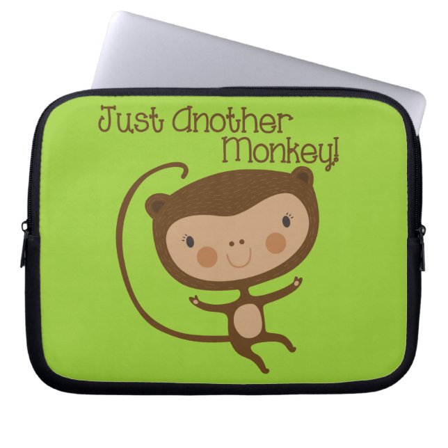 Just Another Monkey Laptop Sleeve (Front)