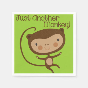 Just Another Monkey Napkin