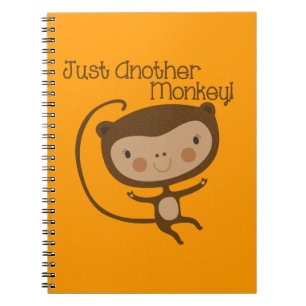 Just Another Monkey Spiral Notebook