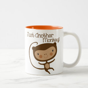 Just Another Monkey Two-Tone Coffee Mug