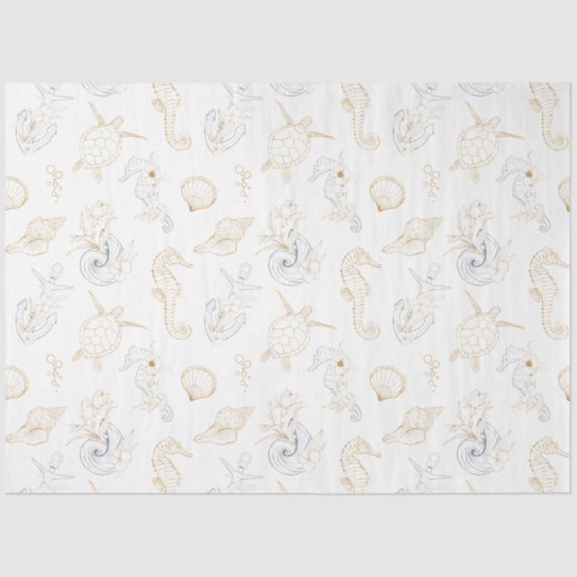 Just another Nautical Series Design 3 Tissue Paper (Front)