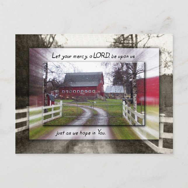 Just As We Hope in You Postcard (Front)