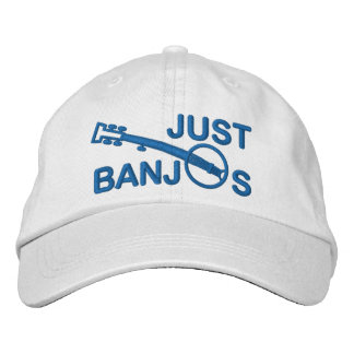 Just Banjos Cap with Blue Embroidery