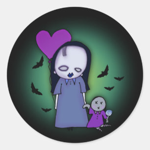 Just Batty Classic Round Sticker