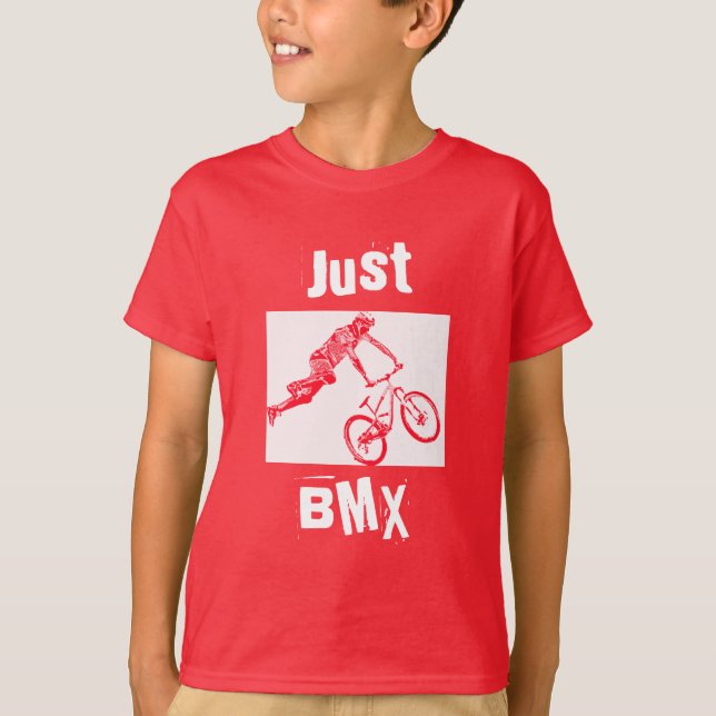 Just Be Fun You Star BMX Bike Track Park Freestyle T-Shirt (Front)
