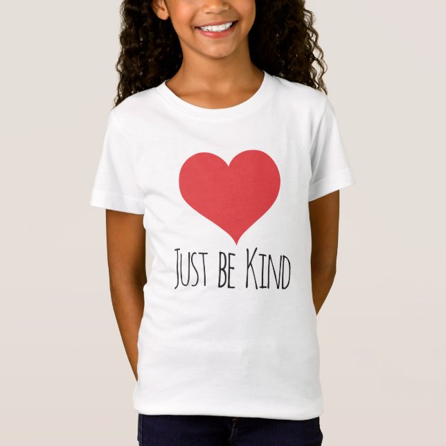 JUST BE KIND | girls tee (Front)