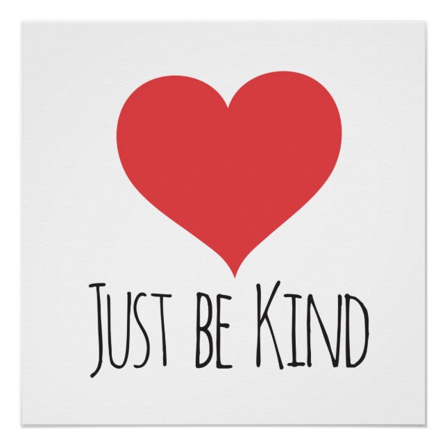 JUST BE KIND | poster (Front)