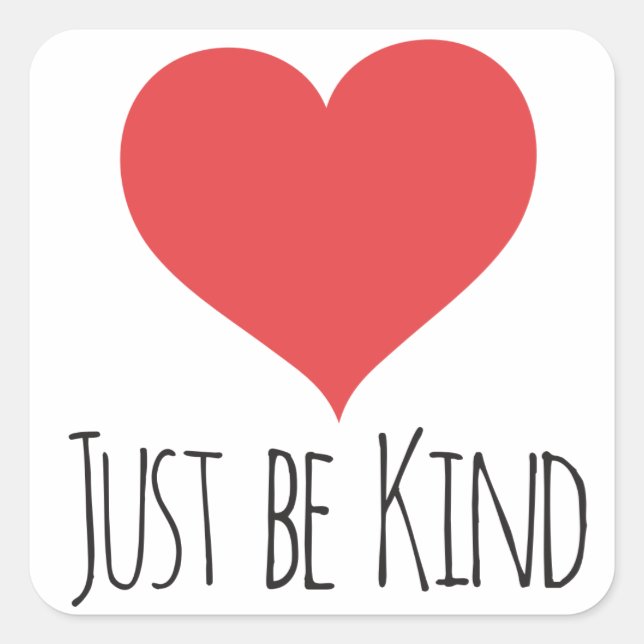 JUST BE KIND | sticker (Front)