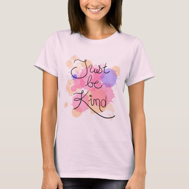 Just Be Kind Women's Basic T-Shirt (Front)