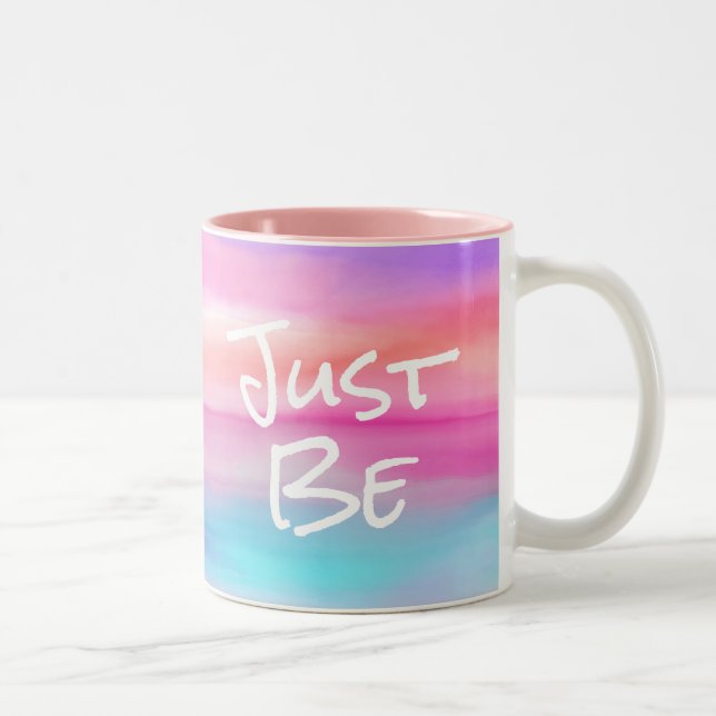 Just Be Watercolor Mug (Right)