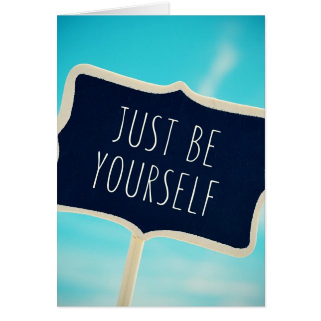 Just Be Yourself (Front)