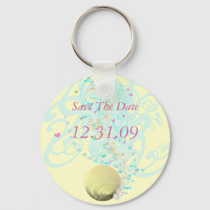 Just Beachy Wedding Key Ring