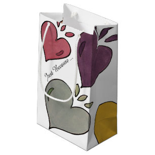 Just Because Heart Gift Bag