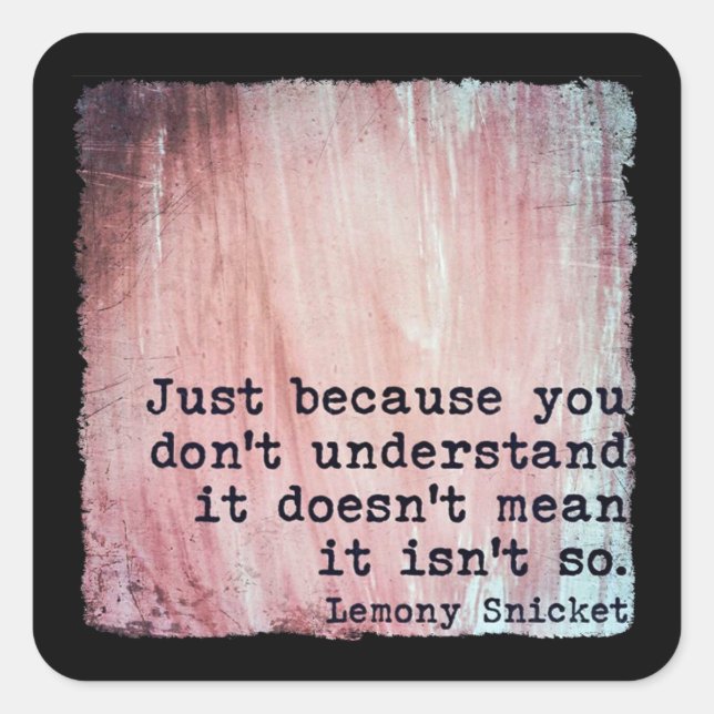 JUST BECAUSE STICKER (Front)