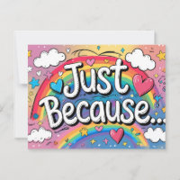 Just Because – Thinking of You Postcard