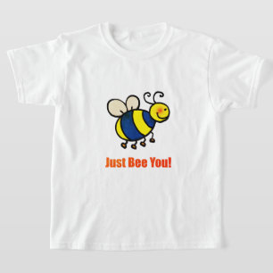 Just Bee You Cute Cartoon Bee Art T-Shirt