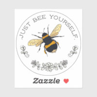Just Bee Yourself Bumblebee Circle