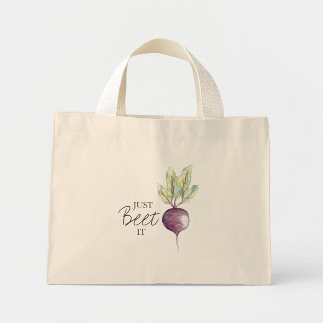 Just Beet It | Watercolor Bag (Front)
