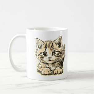 Just being adorable little kitten coffee mug