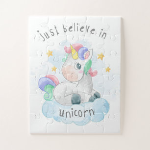 Just Believe Unicorn Jigsaw Puzzle