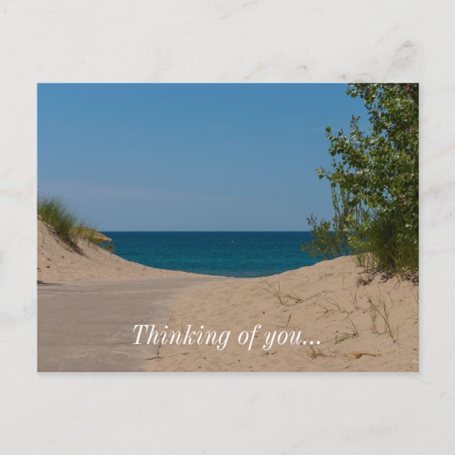 Just Beyond Postcard (Front)