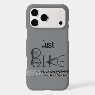 "Just Bike" Graffiti from Bike Parts & Tire Tracks