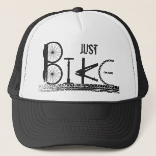Just Bike Parts Word Graffiti Urban Design Trucker Hat