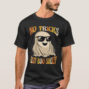 Just Boo Sheet Ghost Halloween Costume T Shirt