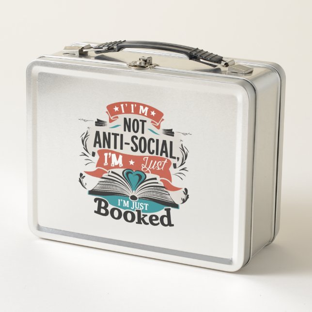 Just Booked Lunchbox (Front)
