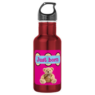 Just Born Teddy Bear Design 532 Ml Water Bottle