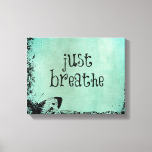 Just Breathe Canvas Print